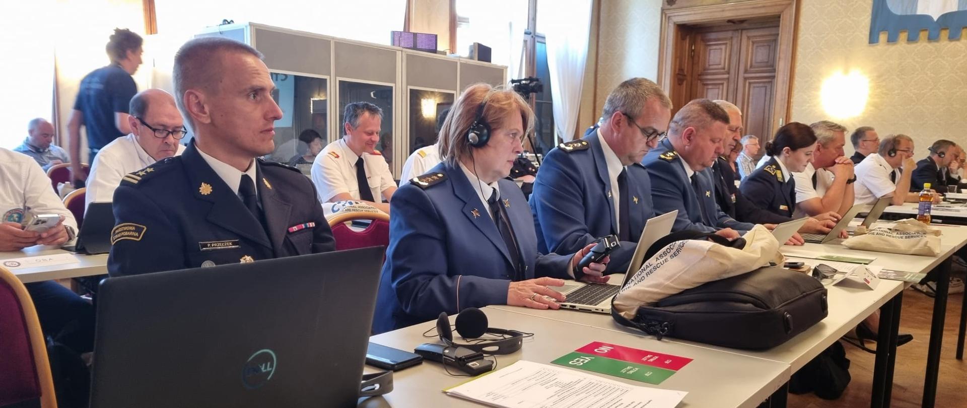 Spotkanie Delegatów Międzynarodowego Stowarzyszenia Służb Pożarniczo-Ratowniczych (CTIF) z udziałem bryg. Przemysława Przęczka