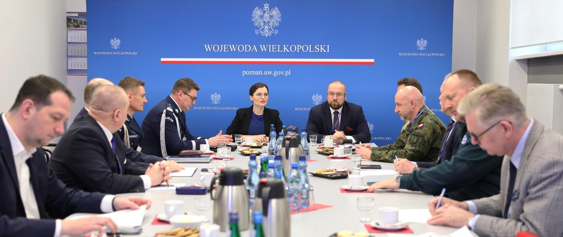 Bezpieczne ferie – posiedzenie Wojewódzkiego Zespołu Zarządzania Kryzysowego.