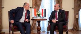 Spotkanie szefów dyplomacji Polski i Iraku