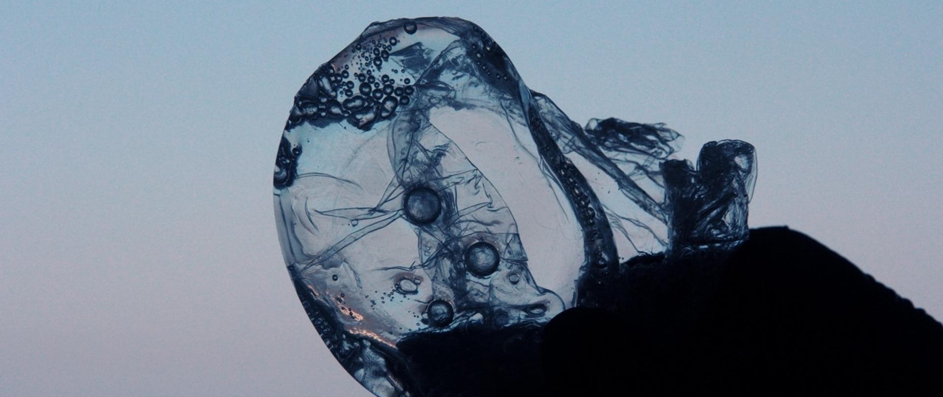 Bakteryjny polimer PHA wyprodukowany w naszym laboratorium. 