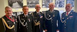 Komendant Powiatowy Państwowej Straży Pożarnej w Przasnyszu odznaczony Złotym Znakiem Związku OSP RP