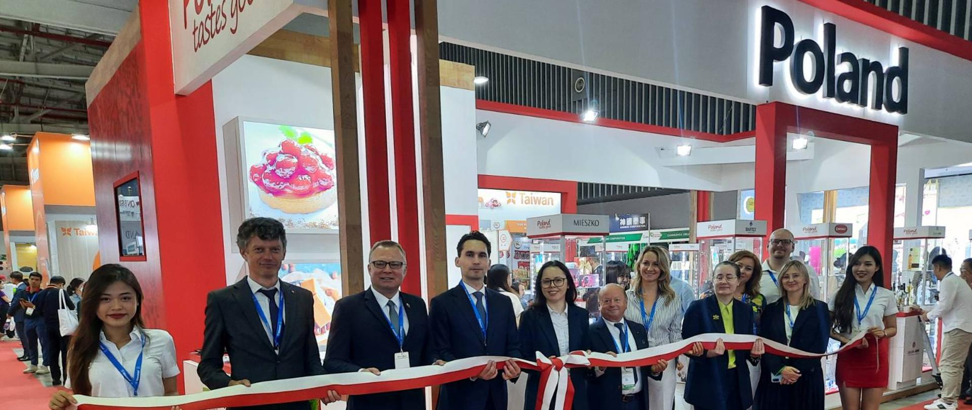 Polskie stoisko na targach Vietfood & Beverage 2023