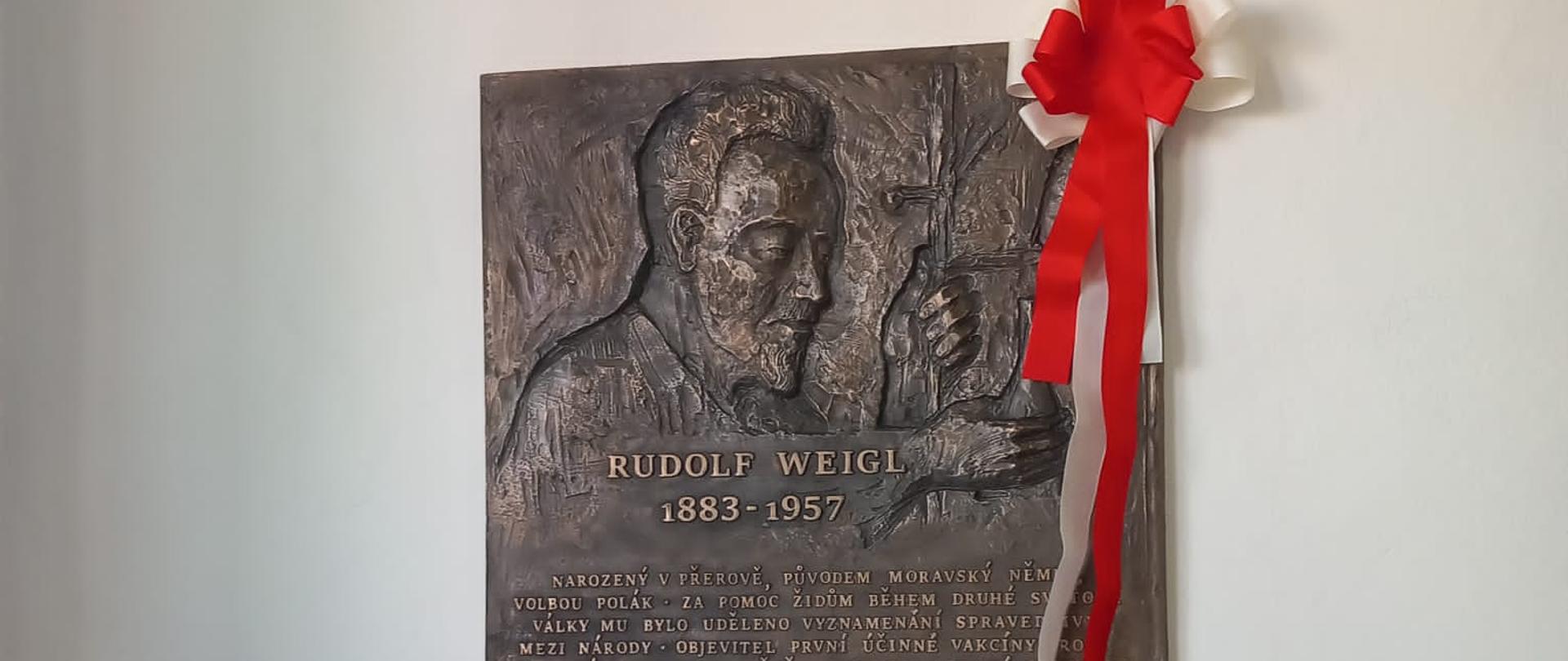 Uroczyste odsłonięcie tablicy Rudofa Weigla w Przerowie w Czechach, fot. MKiDN