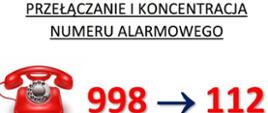 Przełączenie numeru alarmowego 