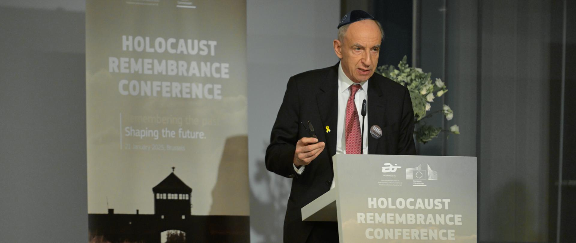 Belgium, Brussels, 21 January 2025. Holocaust Remembrance Conference: Remembering the past. Shaping the future.
Secretary of State at the Polish Ministry of Foreign Affairs Władysław Teofil Bartoszewski