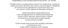 Życzenia z okazji Dnia Strażaka od komendanta wojewódzkiego Państwowej Straży Pożarnej nadbryg. Dariusza Matczaka