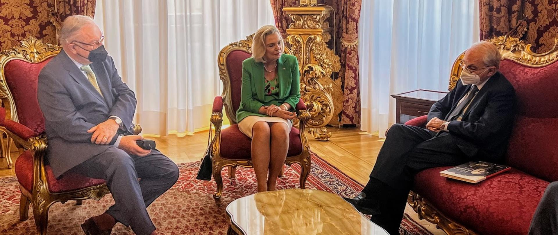 Visita alla Corte Costituzionale Italiana dell'ambasciatore di Polonia Anna Maria Anders
