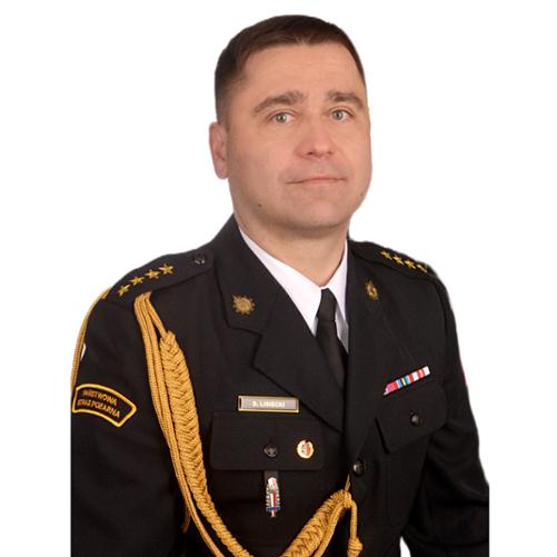 p. o. Zastępca Komendanta Powiatowego PSP w Wołowie st. kpt. Daniel Lisiecki
