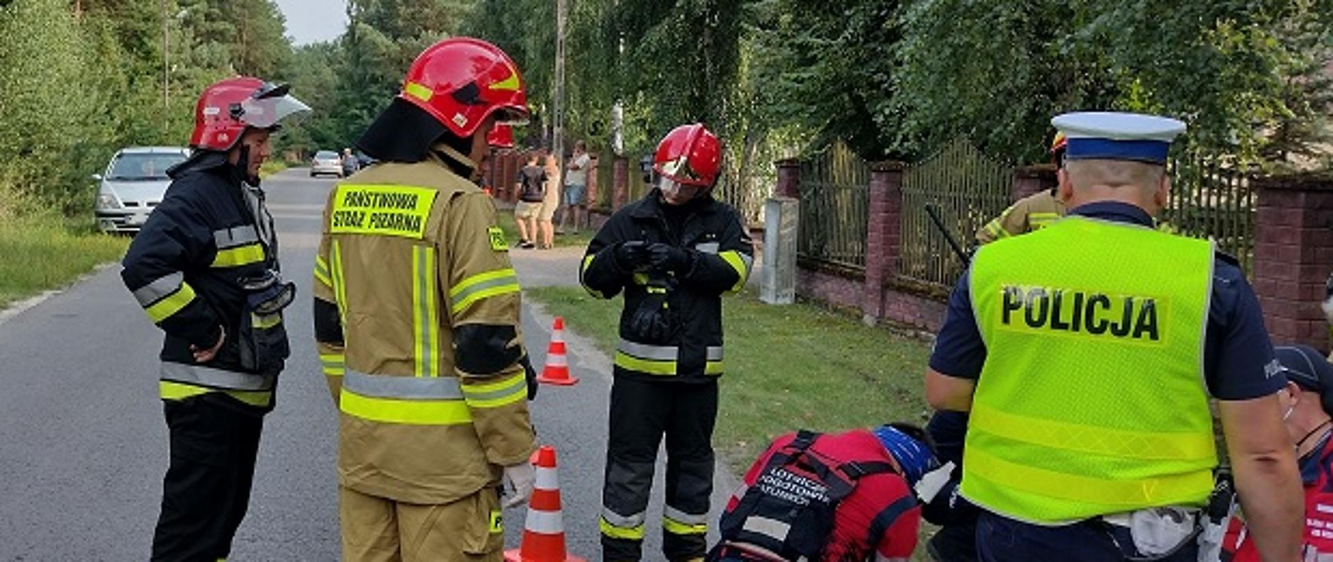 Ranny motocyklista w Nowej Dębowej Woli gm. Bodzechów