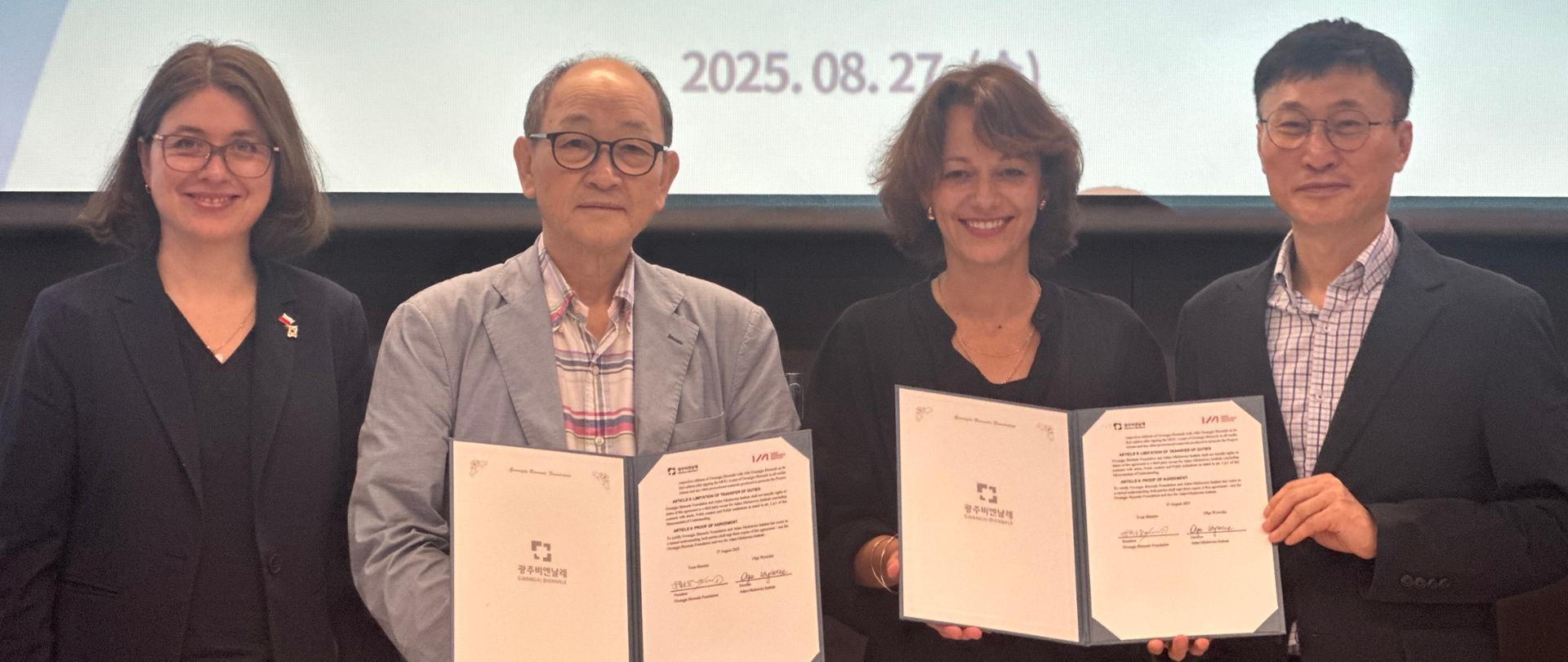 폴-한 시각예술 분야에서의 주요한 세 파트너와의 협력 협정 체결