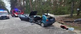 Wypadek drogowy w Komparzowie