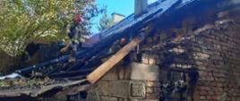 Pożar poddasza w budynku jednorodzinnym 