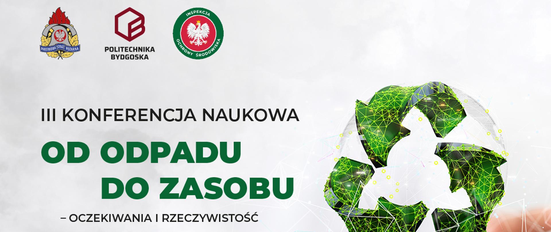 Grafika konferencji Od odpadu do zasobu – oczekiwania i rzeczywistość 