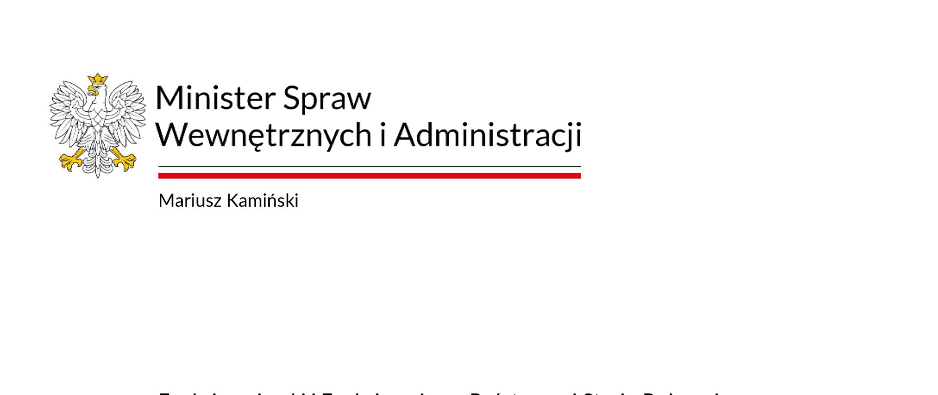 Życzenia Ministra Spraw Wewnętrznych i administracji Pana Mariusza Kamińskiego