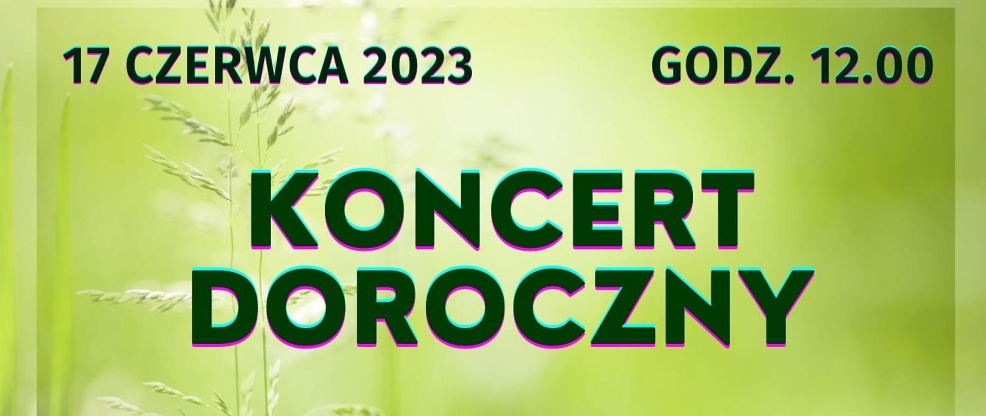 Afisz - Koncert doroczny