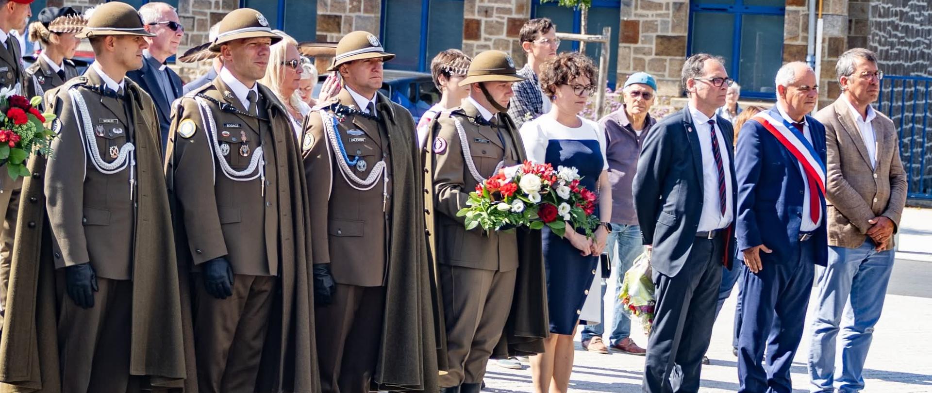 Uroczystości upamiętniające polskich żołnierzy w Bretanii