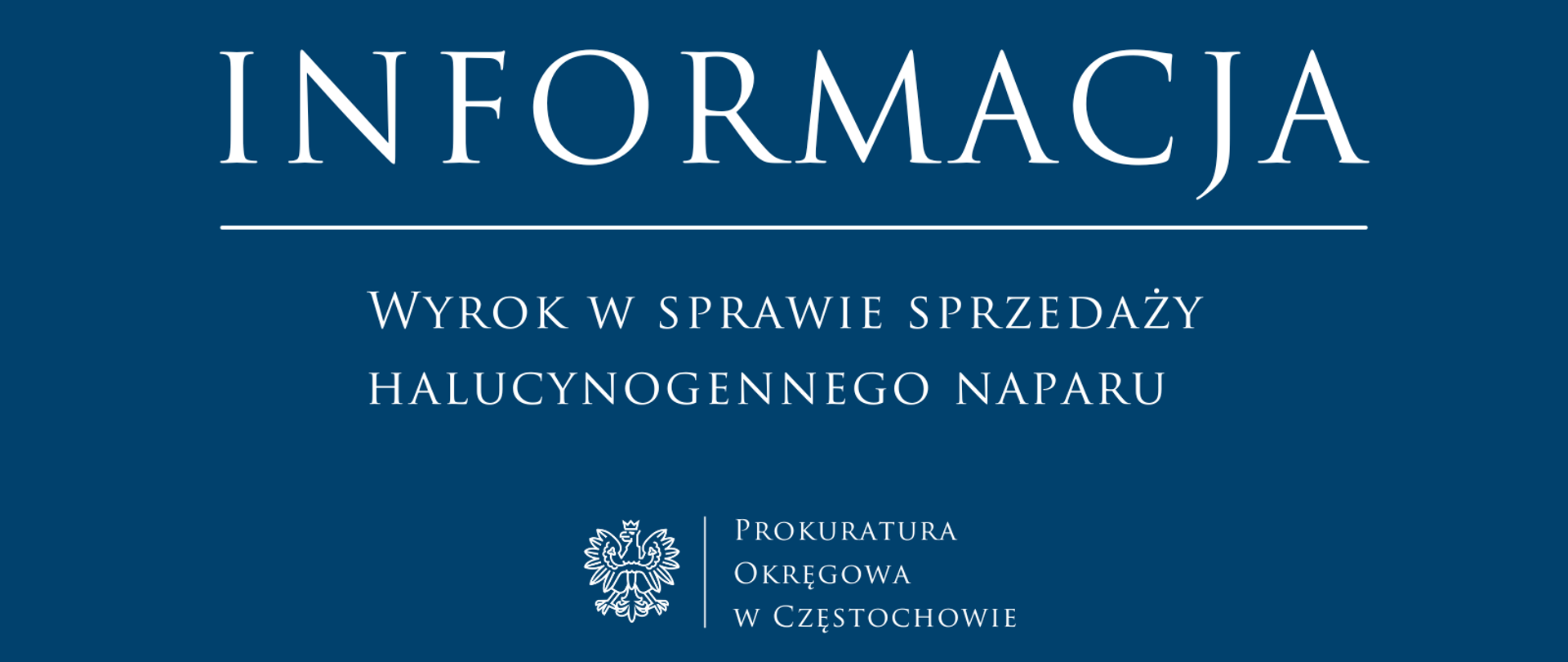 Wyrok w sprawie sprzedaży halucynogennego naparu