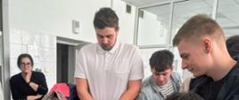 Wizyta studyjna studentów Uniwersytetu Przyrodniczego w Oddziale Granicznym w Koroszczynie 1