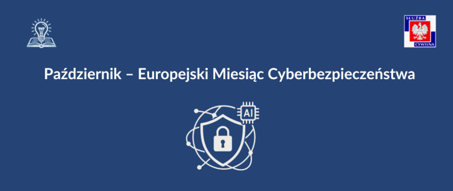 Grafika: na granatowym tle: logo służby cywilnej, logo programu dzielenia się wiedzą 