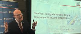 GGK Andrzej Żylis podczas prezentacji na naradzie