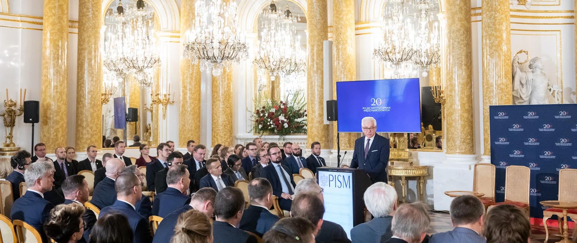 Wystąpienie ministra Jacka Czaputowicza na 20-leciu PISM