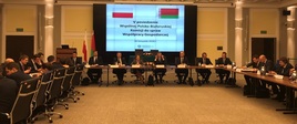Uczestnicy V posiedzenia Polsko-Białoruskiej Komisji