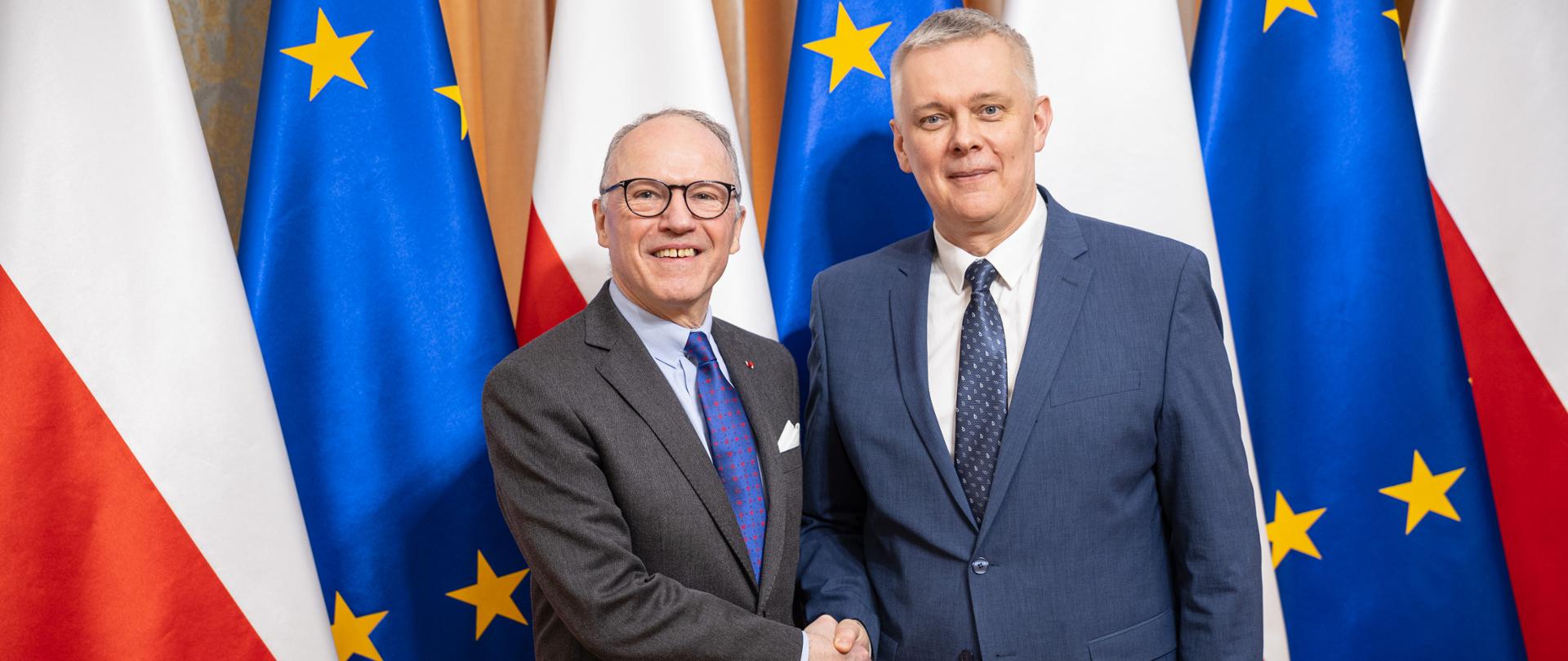 Spotkanie Tomasz Siemoniak z Pascalem Mailhos.