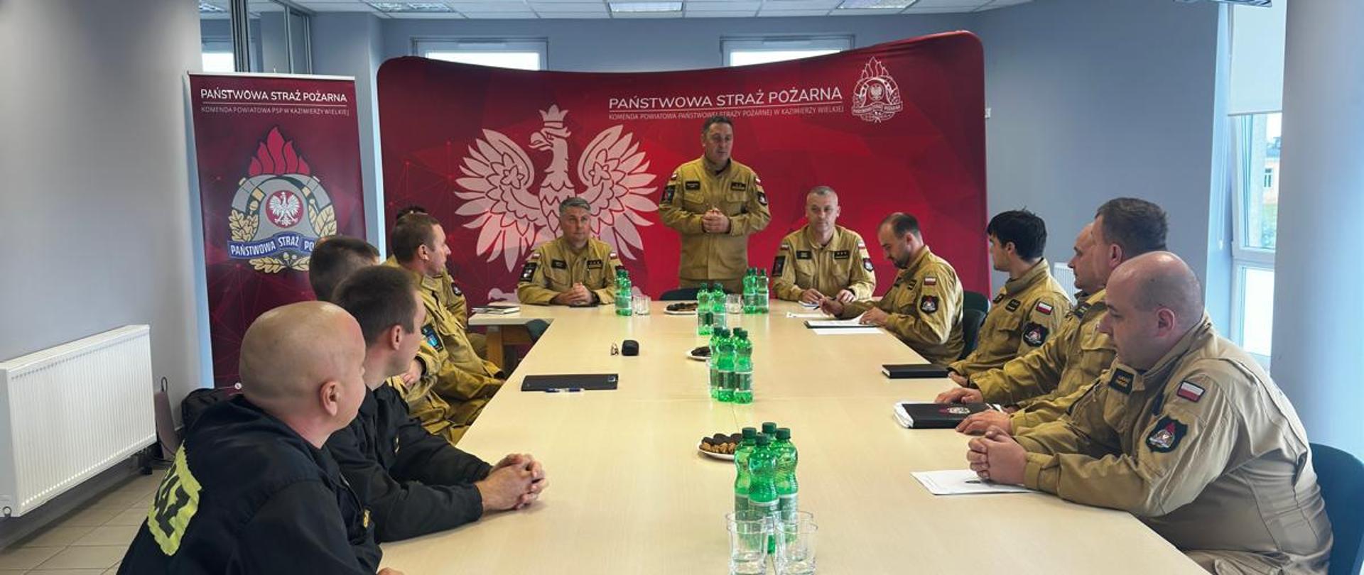 Podsumowanie ćwiczeń powiatowych w KP PSP Kazimierza Wielka