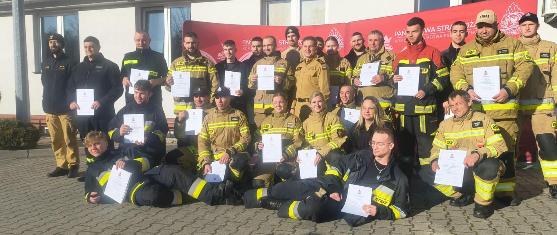 Zakończenie Szkolenia Podstawowego Strażaka-Ratownika Ochotniczej Straży Pożarnej