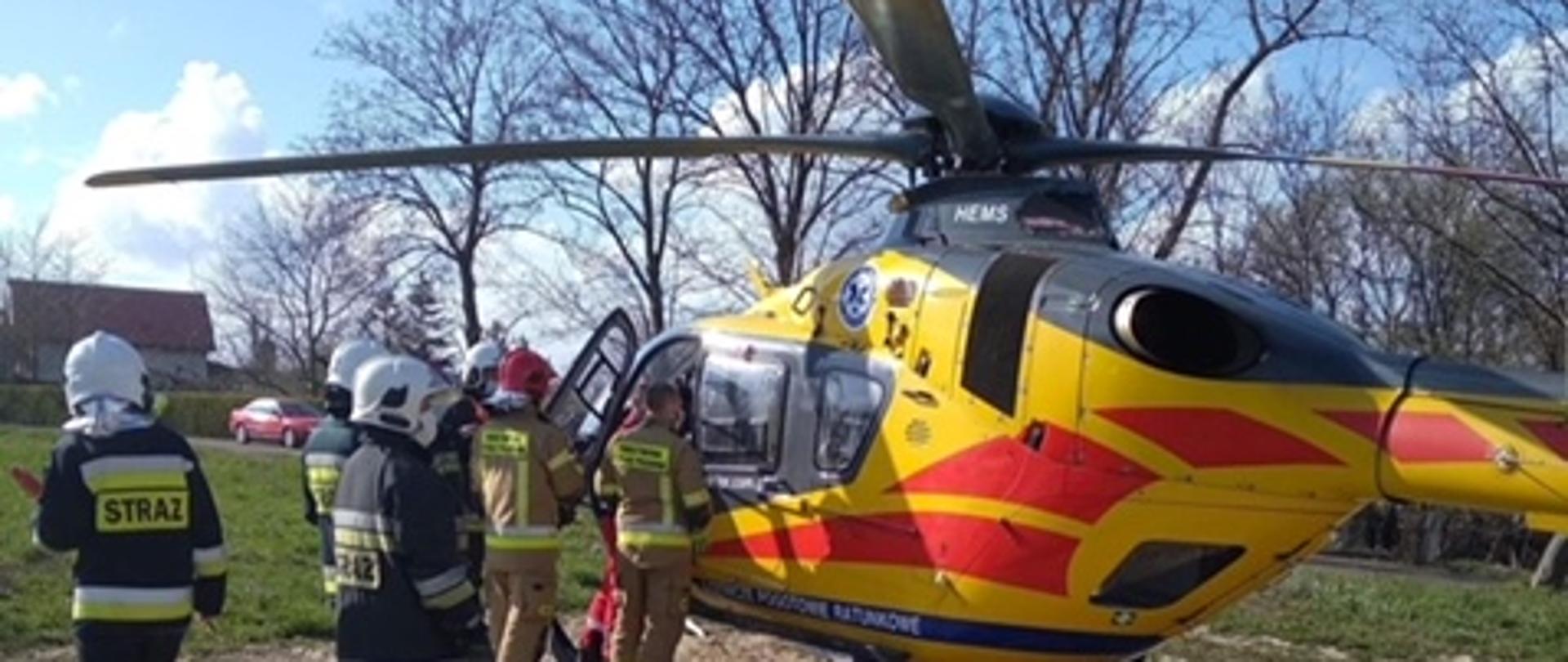 Potrącenie rowerzysty w Strzelnie