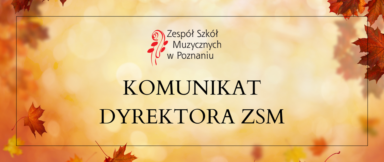 Dni wolne od zajęć w ZSM Poznań w listopadzie 2026 roku
