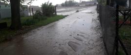 Ulewne deszcze w powiecie ciechanowskim.