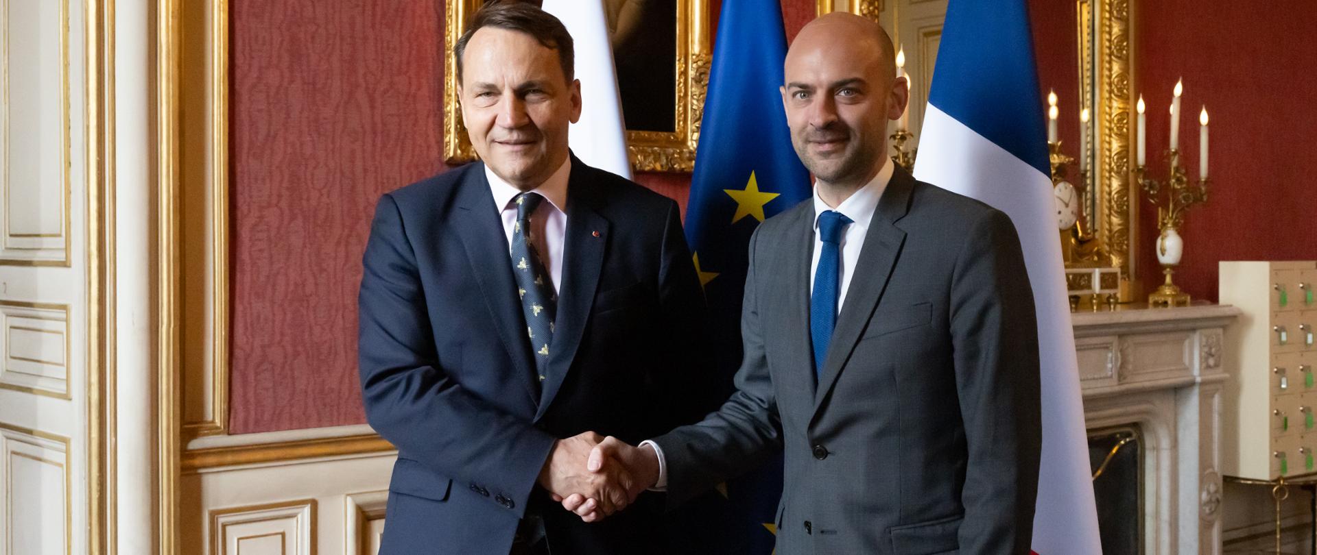 Poland’s and France’s top diplomats meet for consultations and attend Polish Institute opening event 