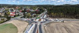 Rondo na DK55 w Mokrem niedaleko Grudziądza - kwiecień 2026
