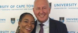 Ambasador RP Andrzej Kanthak z Wicekanclerz Uniwersytetu Cape Town Prof. Mamokgethi Phakeng 
