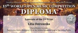 Dyplom Lilii Ostrowskiej