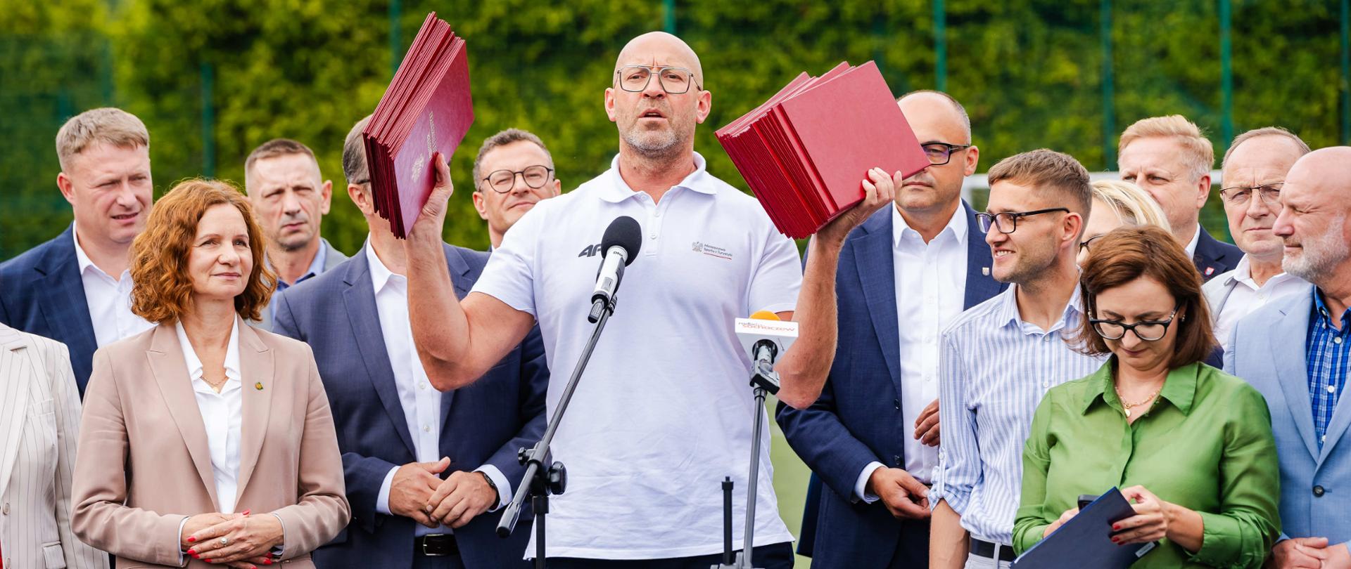 Konferencja prasowa w Rybnie