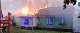 Pożar budynku mieszkalnego Wybicko