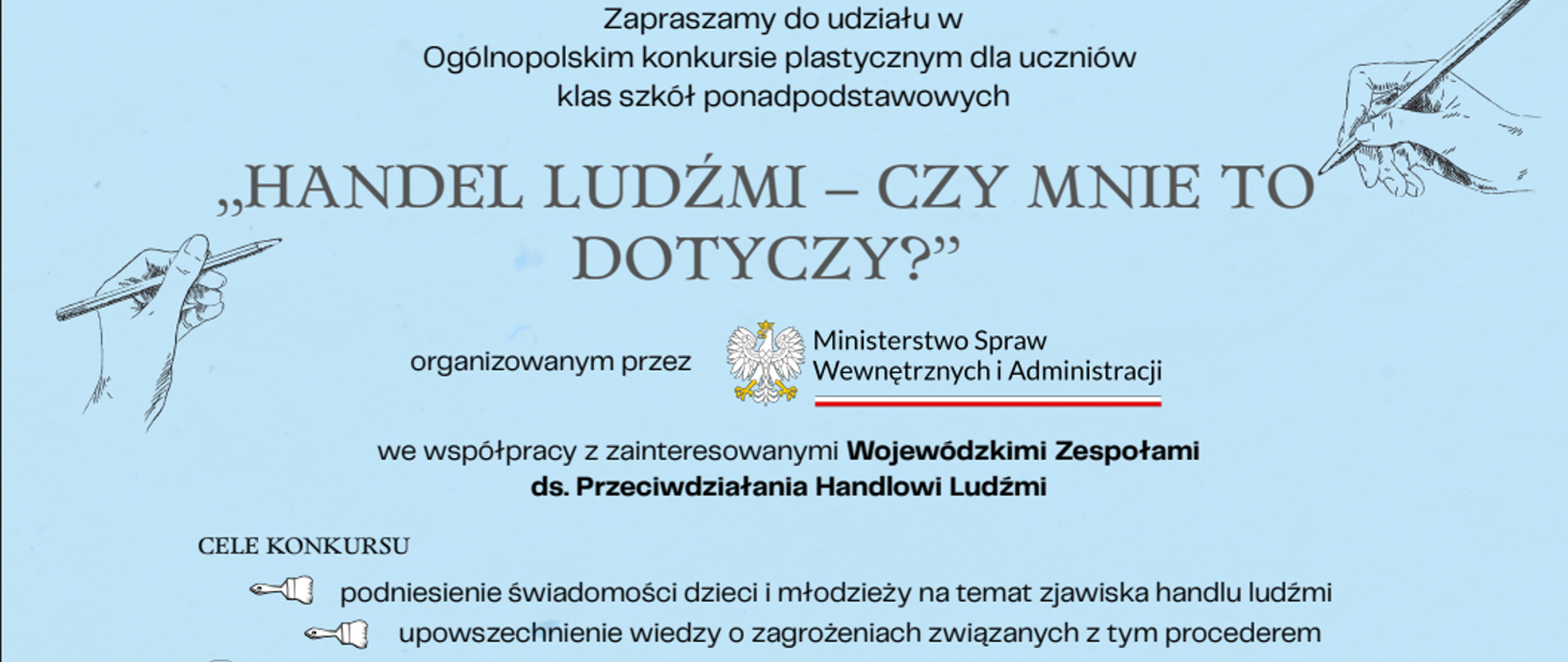 grafika przedstawia podstawowe informacje o konkursie - zawarte również w tekście