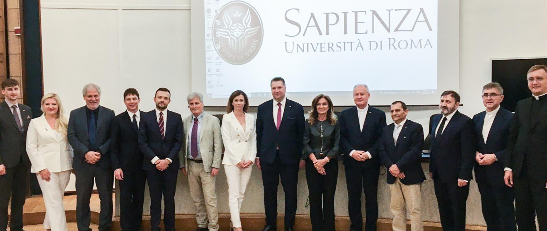 Szef MEiN spotkał się z władzami Uniwersytetu Rzymskiego „La Sapienza”