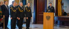 Uroczystość zdania obowiązków oraz powołanie Komendanta Miejskiego we Włocławku