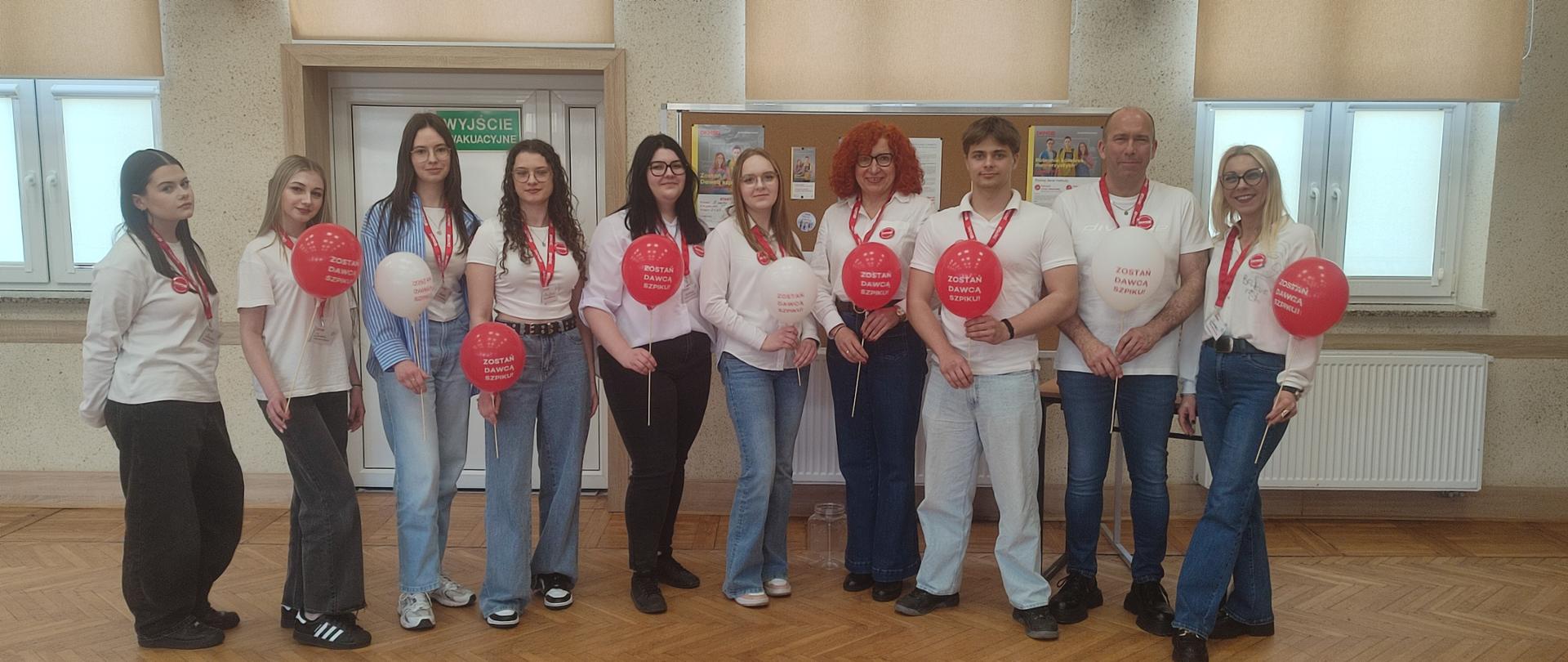 DZIEŃ DAWCY SZPIKU W ZSCKR W POWIERCIU