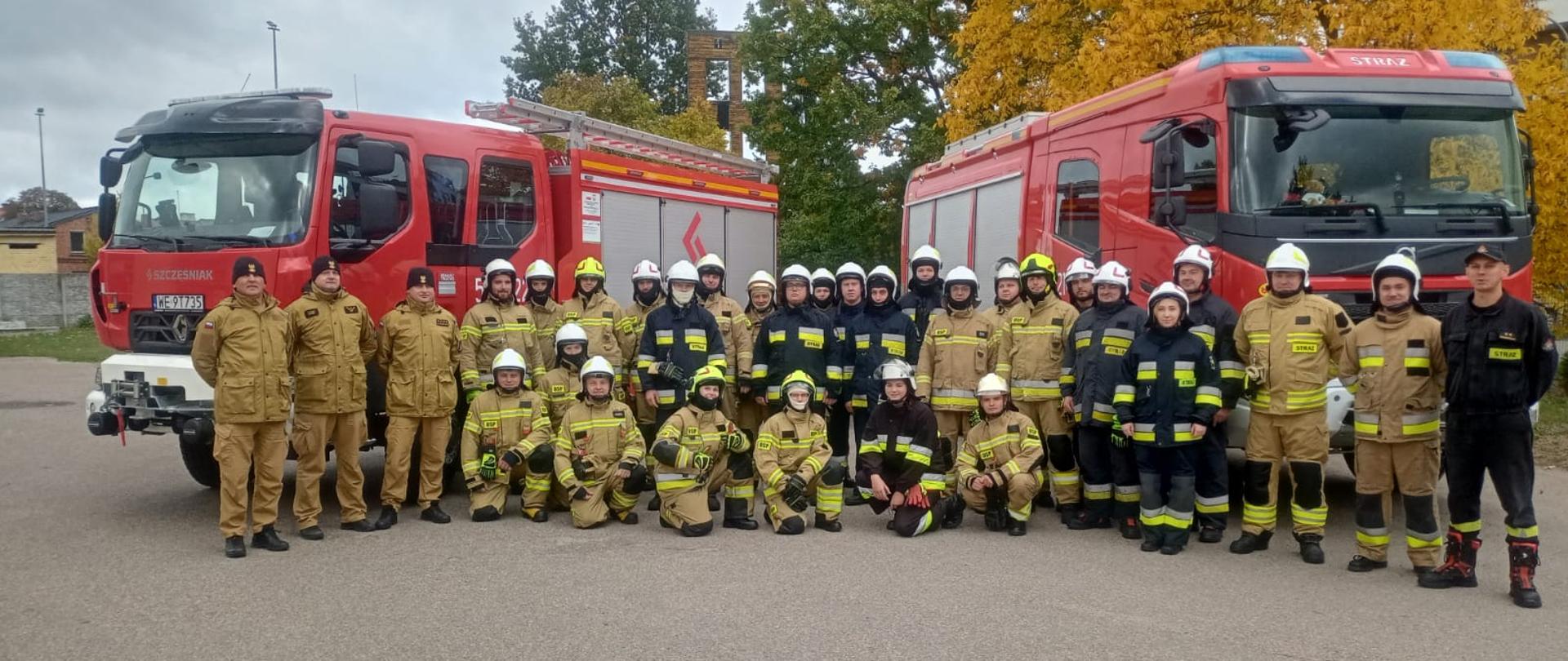 Szkolenia podstawowego strażaka ratownika ochotniczych straży pożarnych