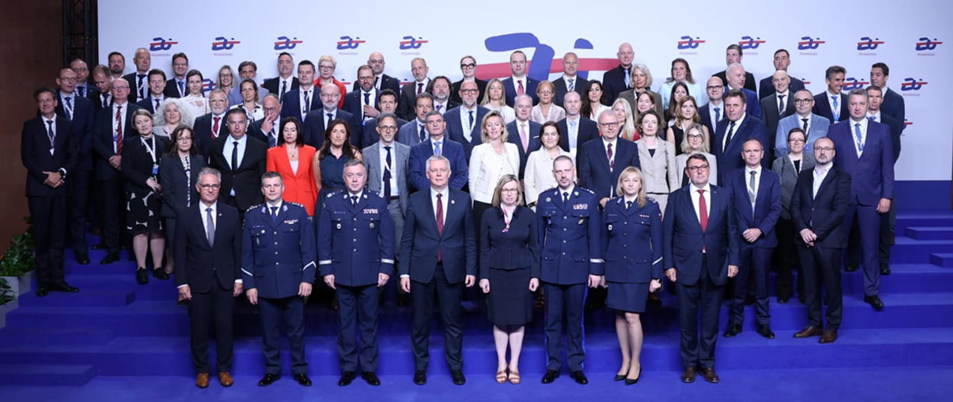 Na zdjęciu uczestnicy posiedzenia zarządu Europolu