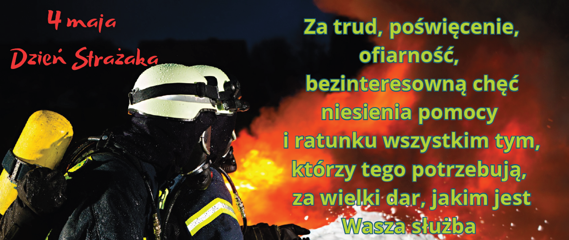 Życzenia Kierownictwa Komendy Powiatowej PSP w Szczytnie z okazji Dnia Strażaka