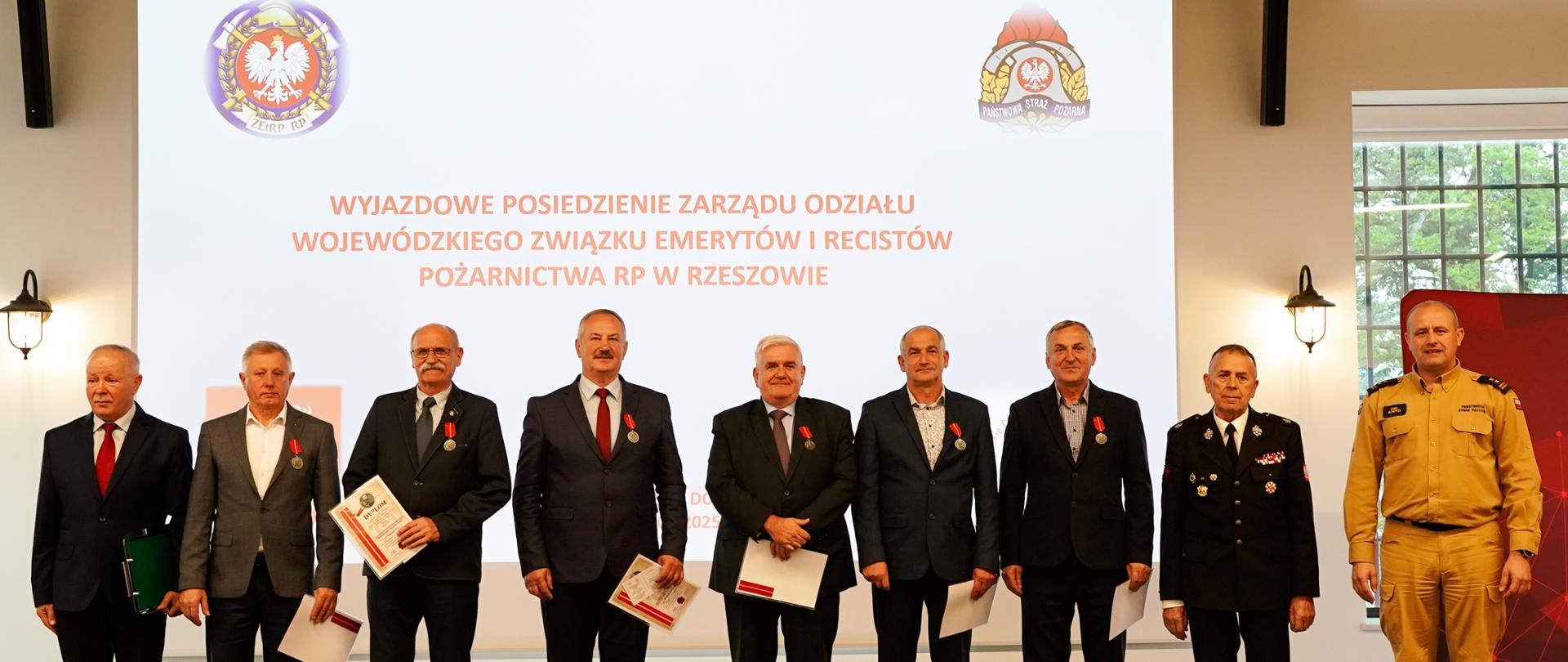 Wyjazdowe posiedzenie zarządu oddziału wojewódzkiego Związku Emerytów i Rencistów Pożarnictwa RP