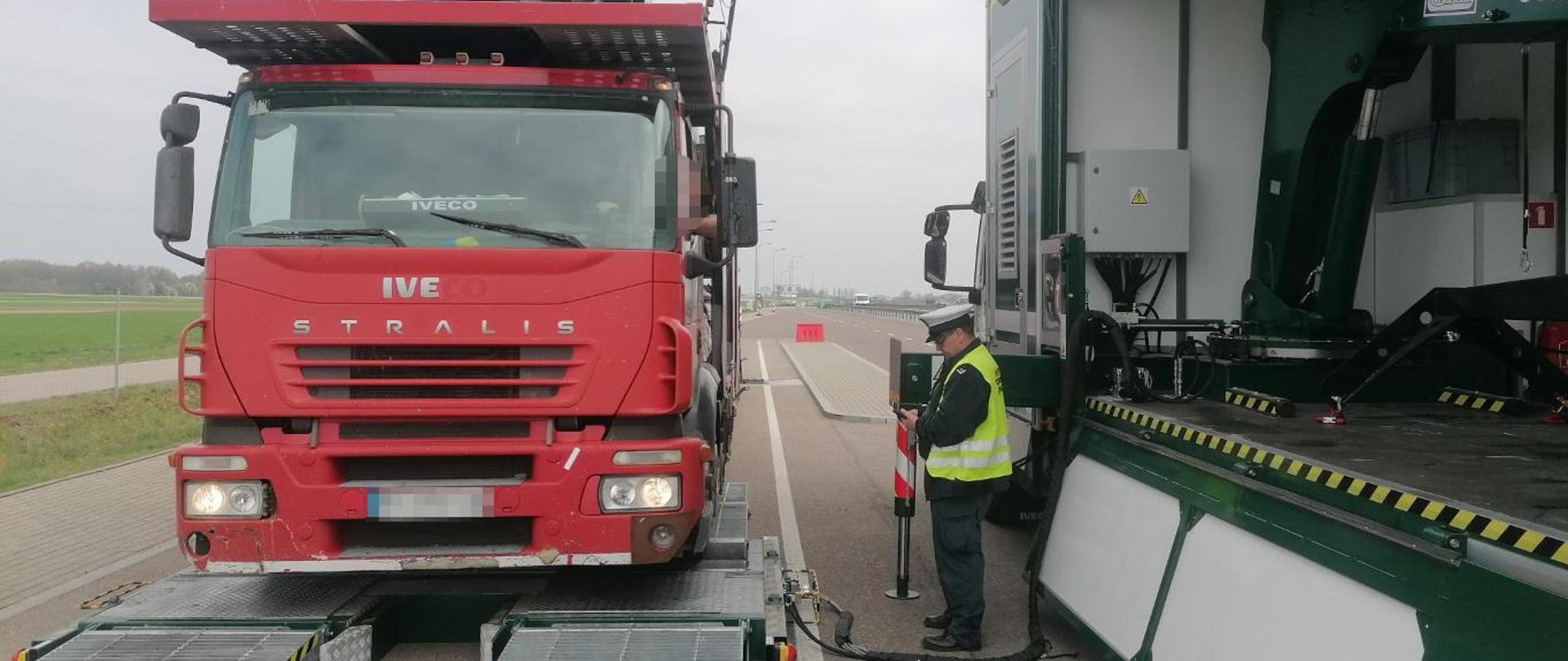 W trakcie badania szczegółowego na urządzeniu rolkowym