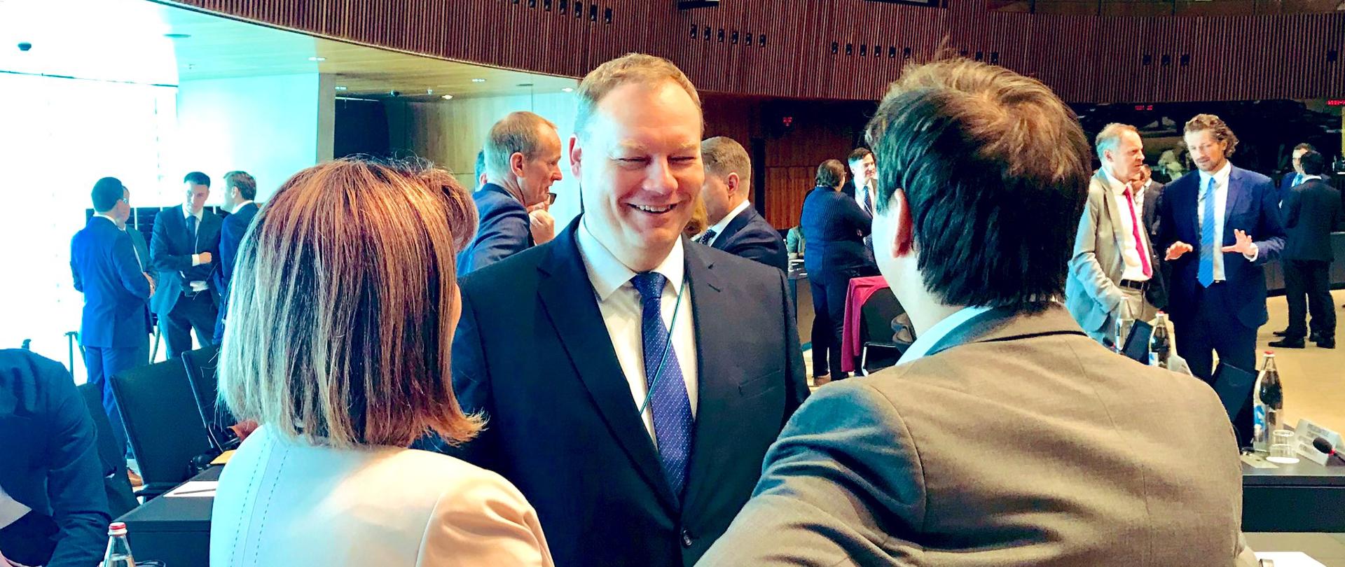 Wiceminister Tomasz Dąbrowski