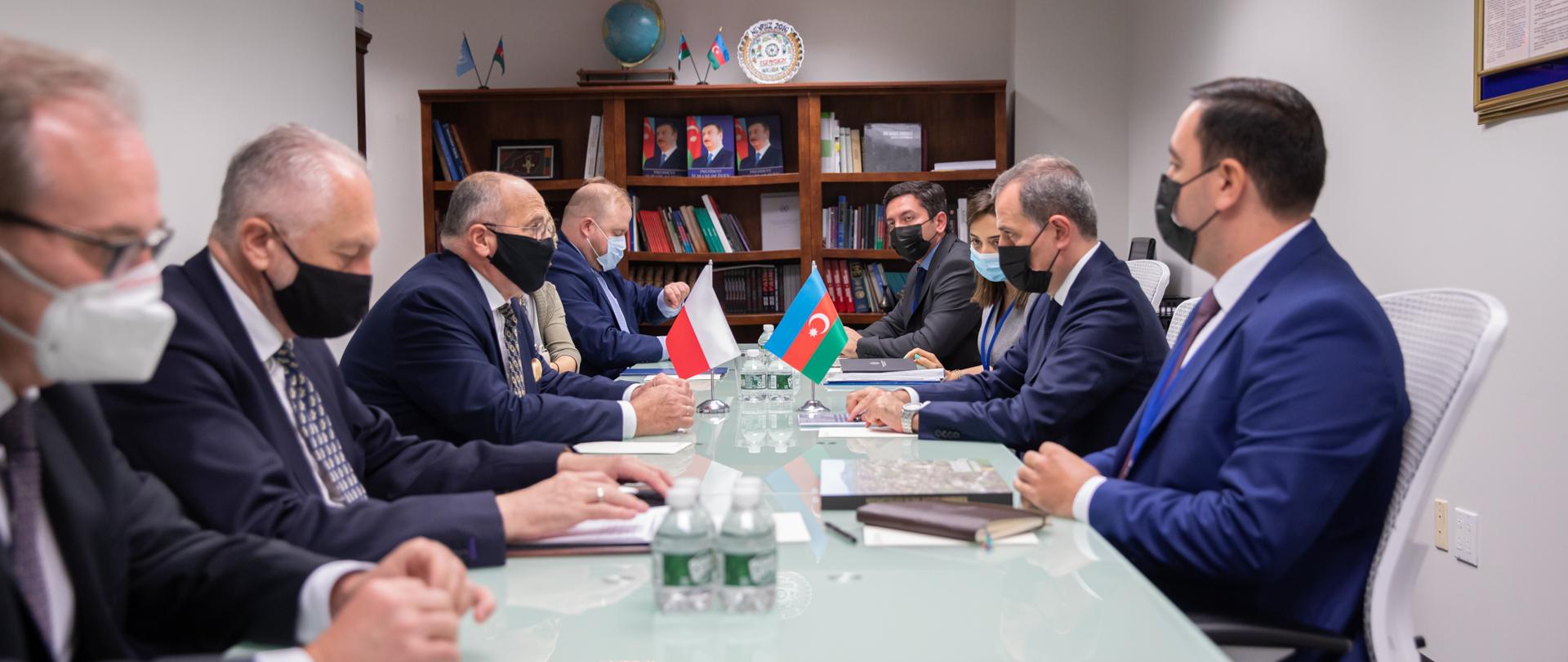 Spotkanie Ministrów Spraw Zagranicznych Rzeczpospolitej Polskiej oraz Republiki Azerbejdżan w Nowym Jorku