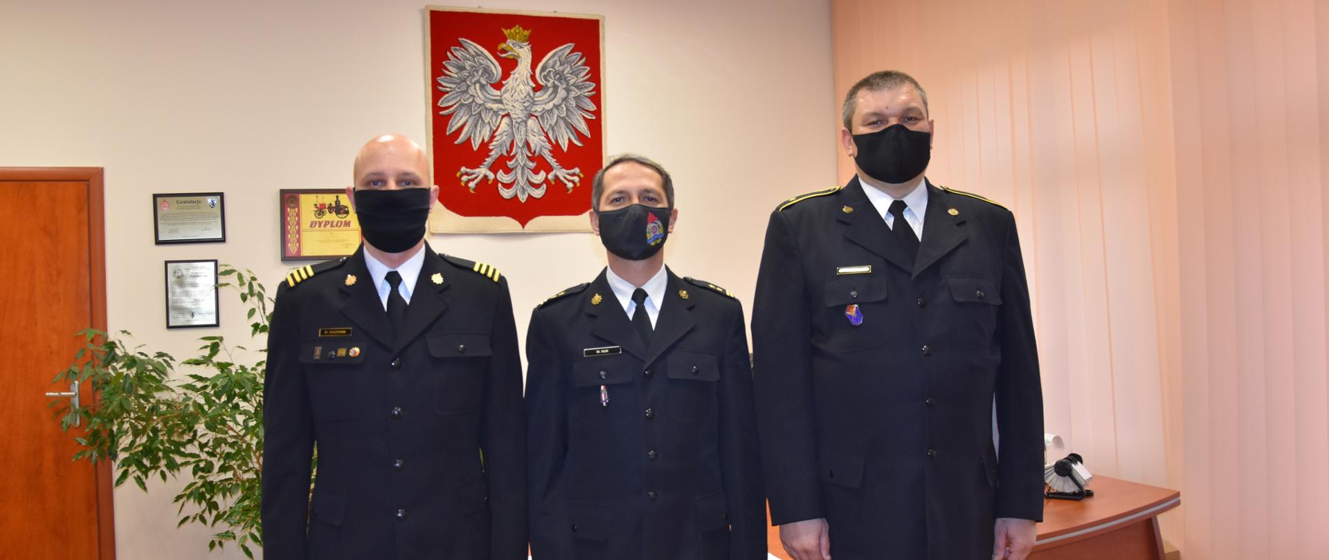 Stanowiska Oficerskie dla dwóch funkcjonariuszy KM PSP w Legnicy